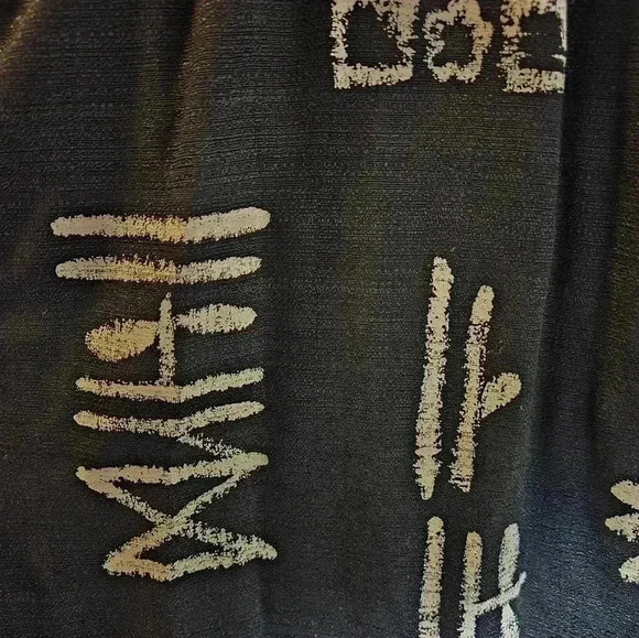 Unbranded Black Tribal Inspired Vintage Womens Skirt Plus Size XL - Picture 2 of 4